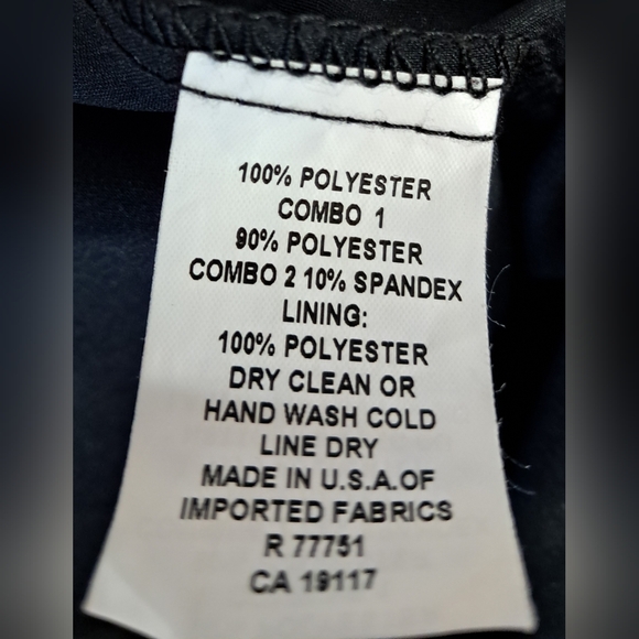 Betsey Johnson Black Velvet Rosette Dress Excellent Pre-owned Condition Sz 8 - Picture 8 of 8